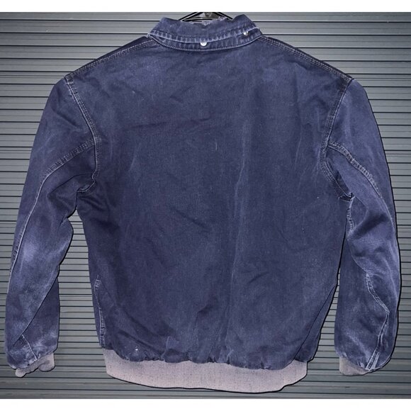 Rasco FR Navy Flame-Resistant Jacket Size L Industrial Workwear Carhartt Style - Picture 10 of 14